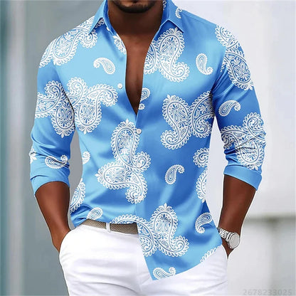 Men's Shirts Luxury Slim Fit Comfortable Fabric Tops XS-6XL