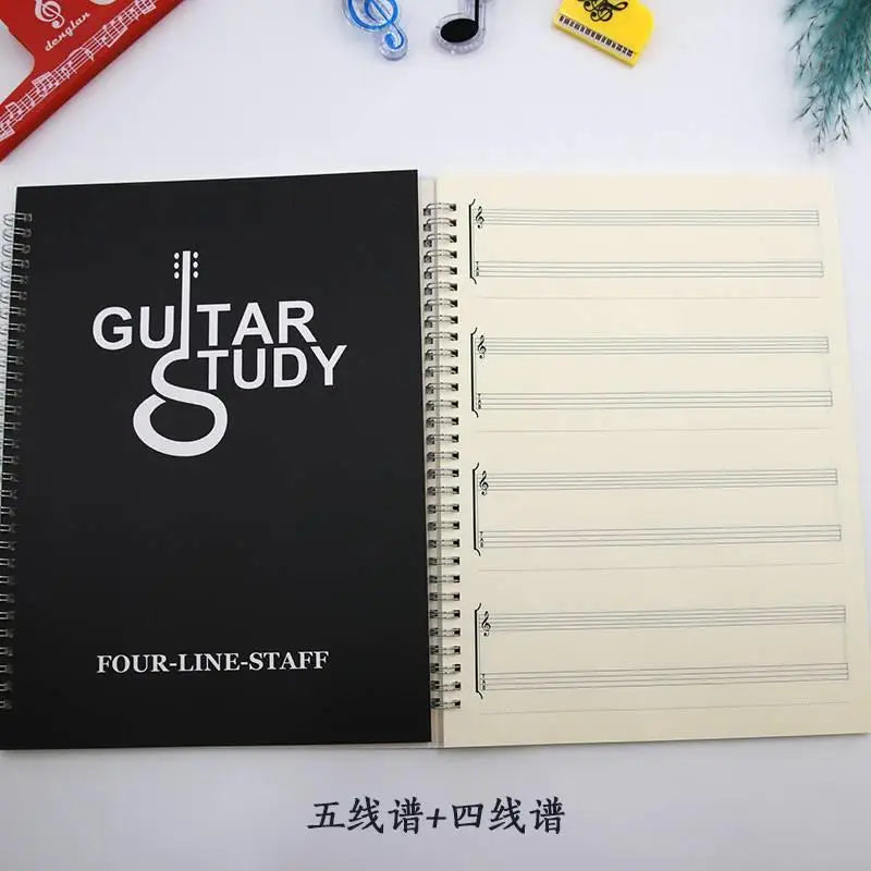 Blank Six-Line Music Notebook