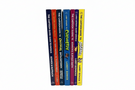Early Education | The Cartoon Guide to Statistics/Chemistry Funny Science Comics - 8 Books
