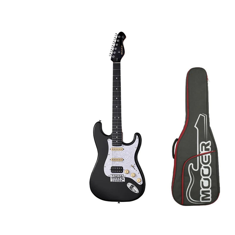 MOOER MSC10 Pro Electric Guitar for Beginners Including Guitar Bag