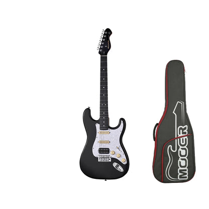 MOOER MSC10 Pro Electric Guitar for Beginners Including Guitar Bag