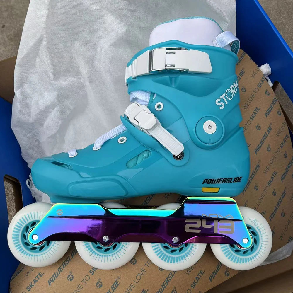Powerslide Storm Urban Inline Skates – Adult Freeride Roller Blades for Slalom, Freestyle & Street Skating