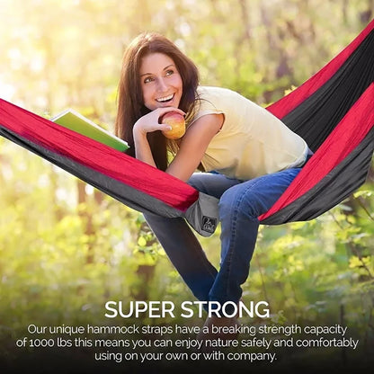 Portable Camping Parachute Cloth Hammocks - 300x200cm