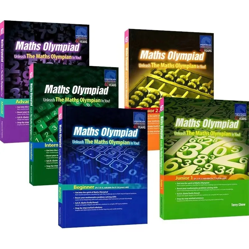 Maths Olympiad Primary School Mathematical Training Exercise - 5 Books/set SAP