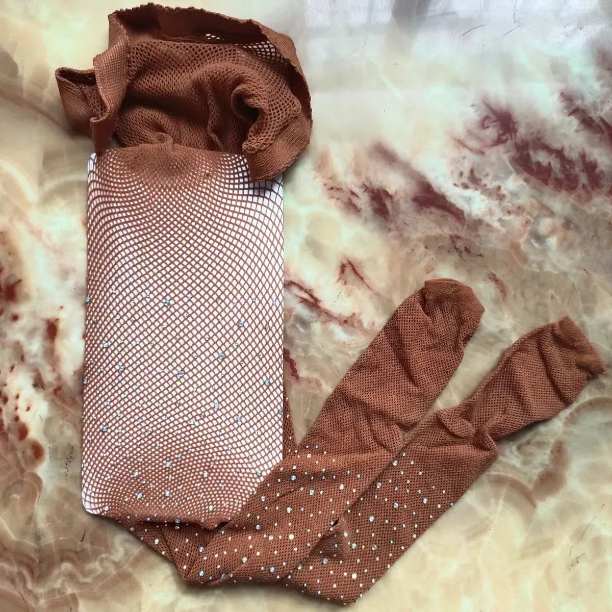 Girls's Sparkling Rhinestone Fishnet Pantyhose Tights