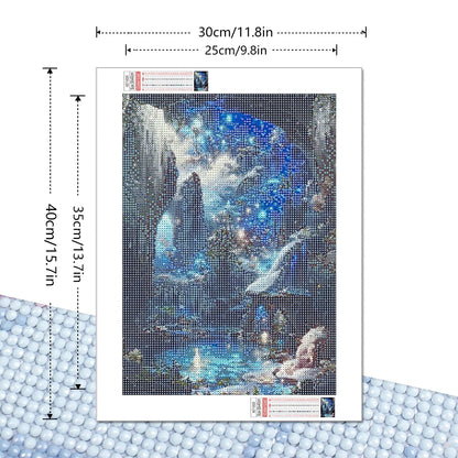 5D Diamond Painting Mosaic Fantasy Landscape