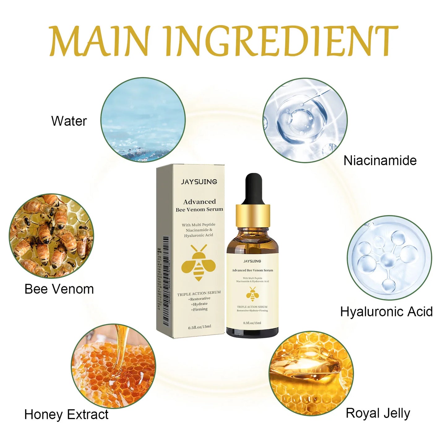 Bee Venom Facial Serum - 1-3pcs