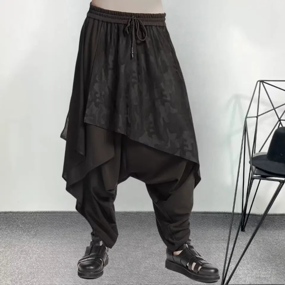 Vintage Unisex Harem Trousers Women