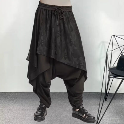 Vintage Unisex Harem Trousers Women