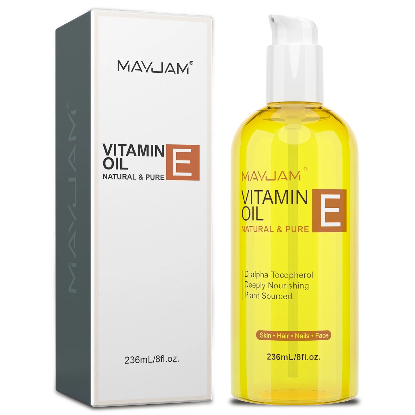 MAYJAM Natural & Pure Vitamin E Oil Skincare - 118ml 236ml