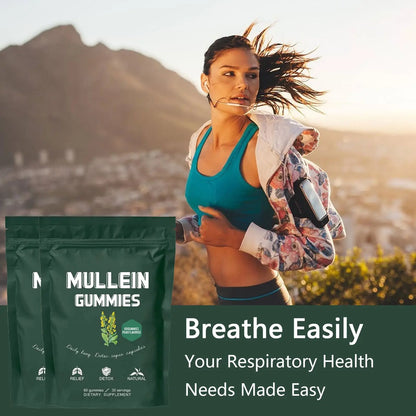 Powerful Mullein Gummies for Lung Health – 2000mg