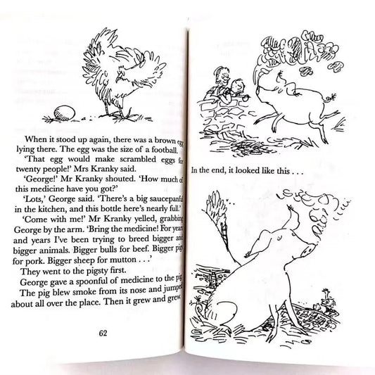 Roald Dahl Collection Children's Literature English Picture Novels - 20 Books/Set