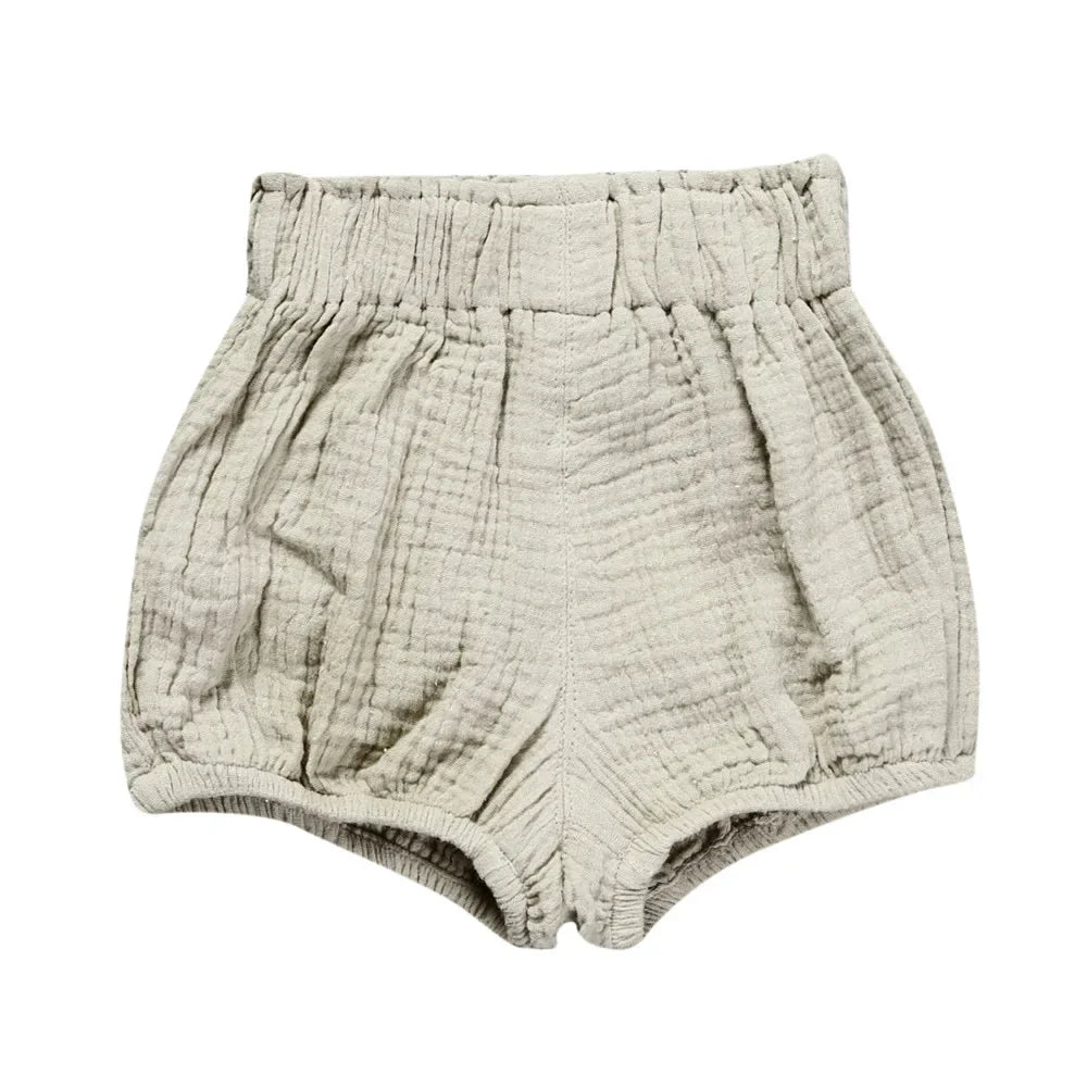 Comfortable Cotton Linen Toddler Shorts 3M-6Y