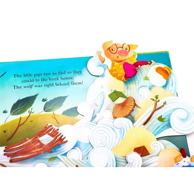 Usborne  Three Little Pigs 3D  Pop-Up Reading Book