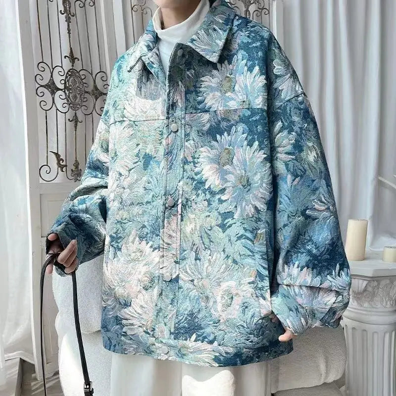 Men's Blue Lotus Coat
