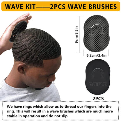 Shea Butter Wave Control Pomade Kit - 360 Style Strong Hold