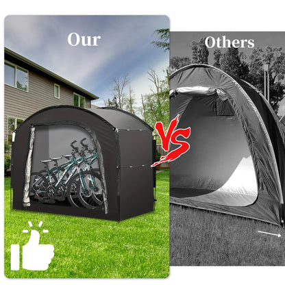 Portable Outdoor Bike Storage Shed Tent for 1-4 Bikes