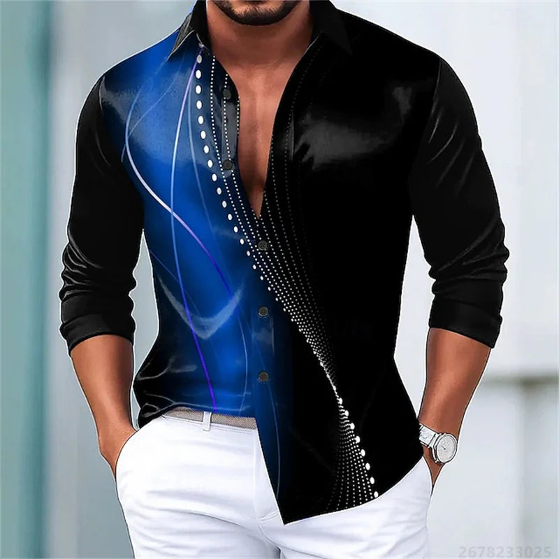 Men's Shirts Luxury Slim Fit Comfortable Fabric Tops XS-6XL