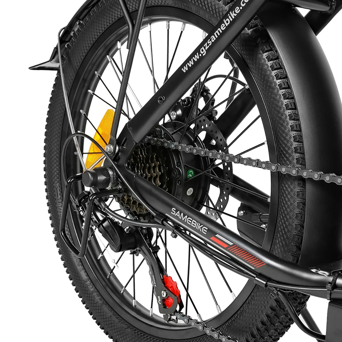 Samebike CY20 Folding City E Bike with 36V 12Ah Removable Battery