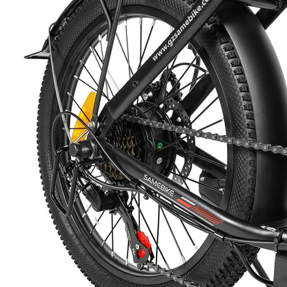Samebike CY20 Folding City E Bike with 36V 12Ah Removable Battery