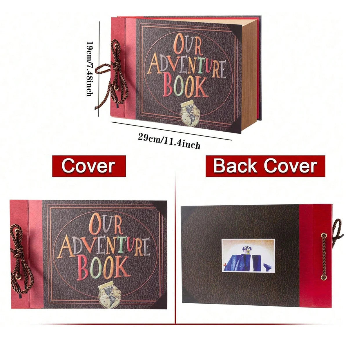 Our Adventure Book Scrapbook - 80 pages