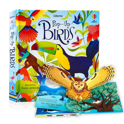 Kids 3D Pop Up Flap Picture Montessori Reading Book -  Enlighten Learning