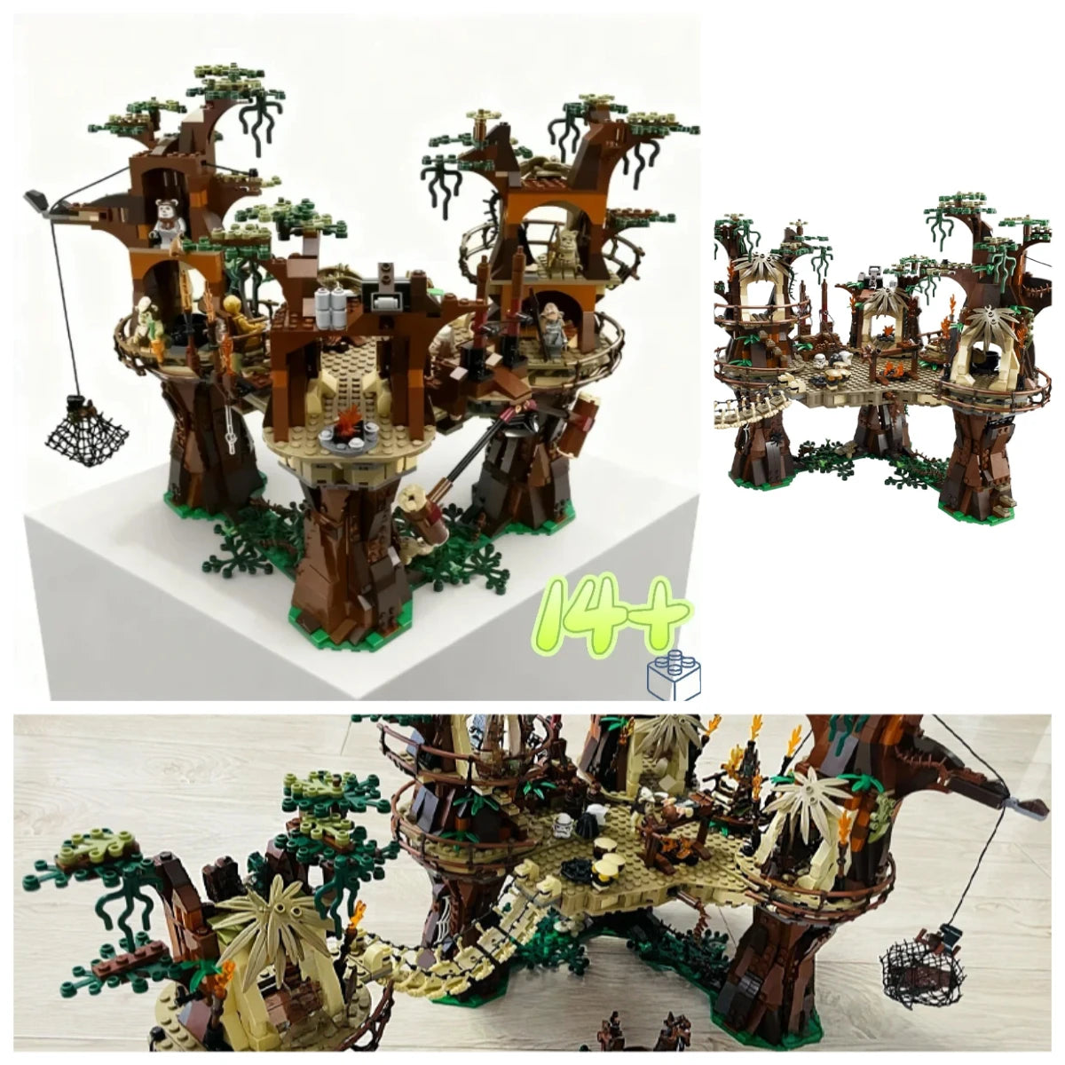 Ewoks Building Villages 10236 Blocks Set - 1990Pcs
