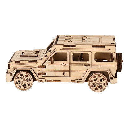 3D SUV Car  Scale Model Wooden Puzzle