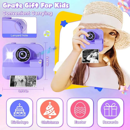 Educational Thermal Instant Print 1080P  Camera With 32G Card