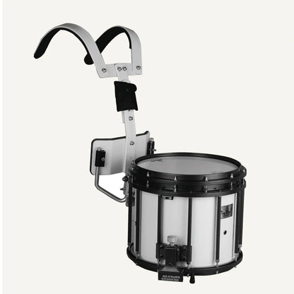 Marching Snare Drum 14x12 Inch, Full Set Marching Percussion with Carrier, Professional Grade for Drum Line and Marching Band