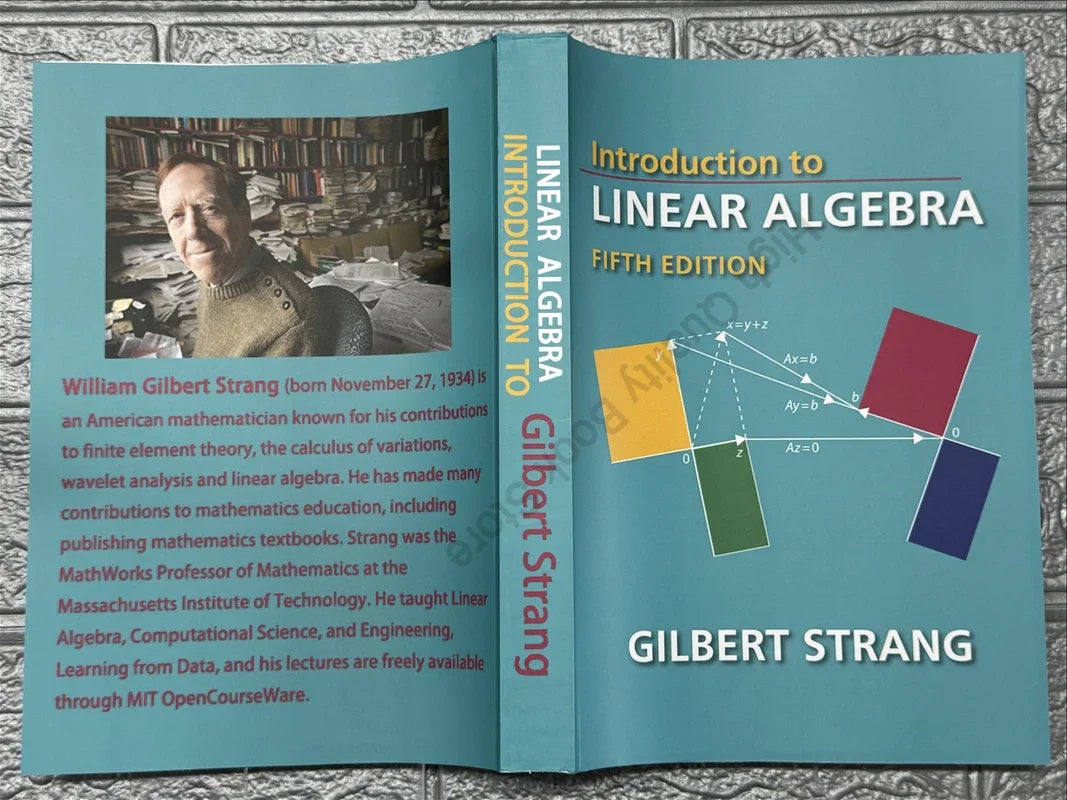Introduction To Linear Algebra 5th Edition By Gilbert Strang English Original Mathematics Research Advanced Numbers Study Book