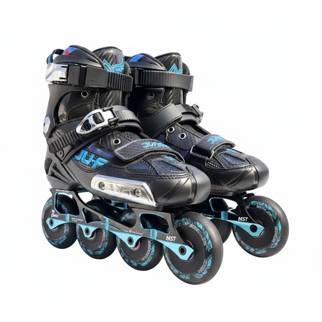 Professional FSK Inline Skates – Adult Freeride Roller Blades with Supportive Tight Fit Boots for Street & Freestyle Skating