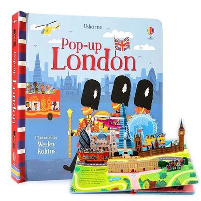Kids 3D Pop Up Flap Picture Montessori Reading Book -  Enlighten Learning