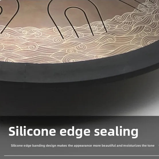 Ethereal Steel Tongue Drum Patterned Meditation - Professional Percussion Instruments