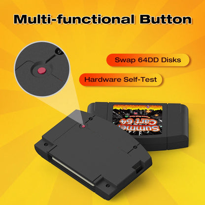 Retro SummerCart64 700+ in 1 Game Cartridge for Nintendo 64| N64 Video Game Console 8GB card
