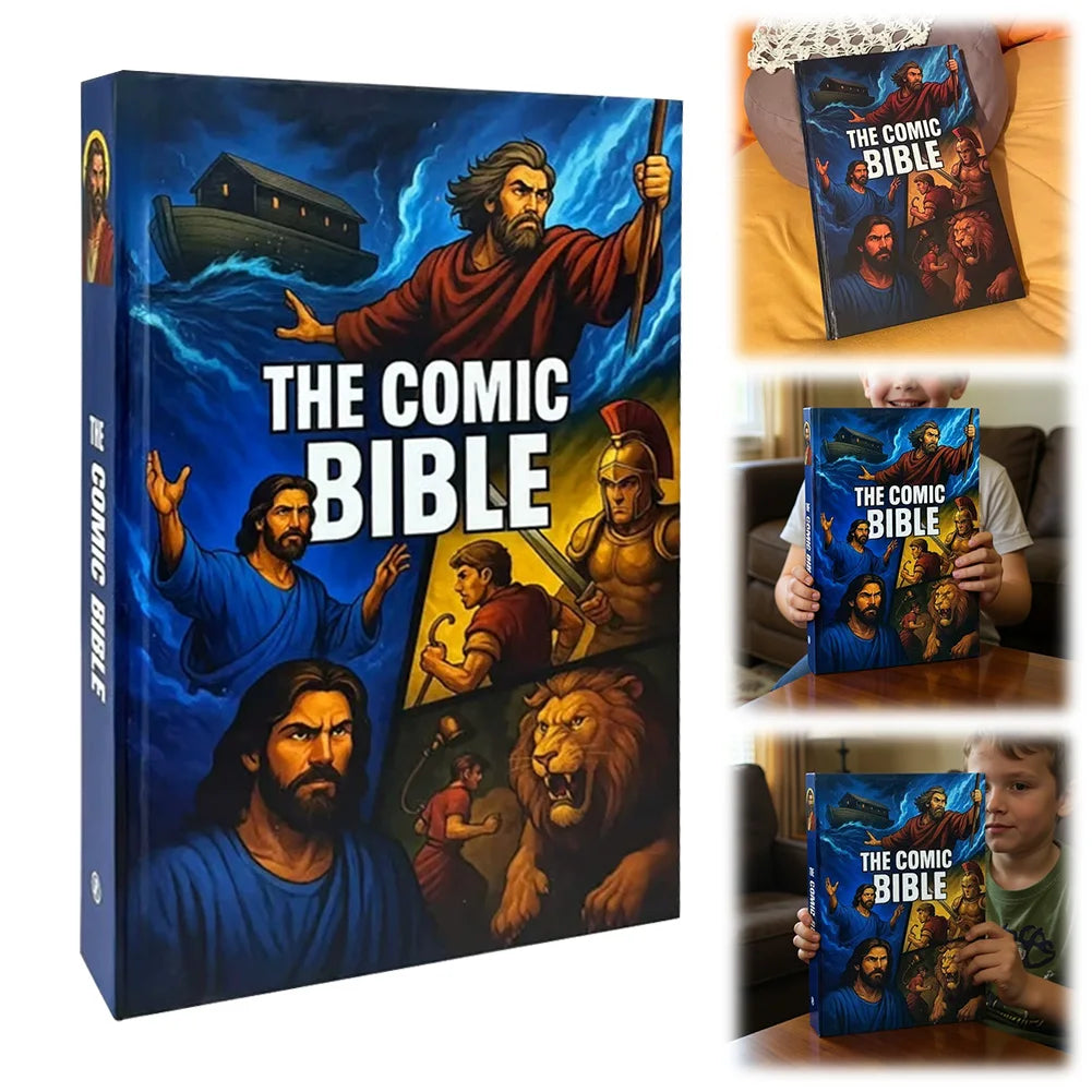 The  Easy-To-Read Stories In Comic Bible Book