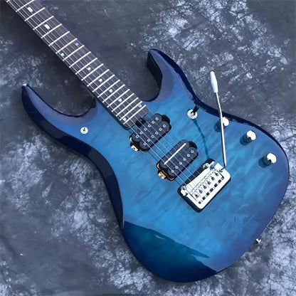 JP Style Electric Guitar with A Selected Basswood Body and BK Double Coil Pickups. Suitable for Performance and Beginners