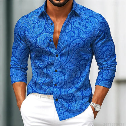 Men's Shirts Luxury Slim Fit Comfortable Fabric Tops XS-6XL
