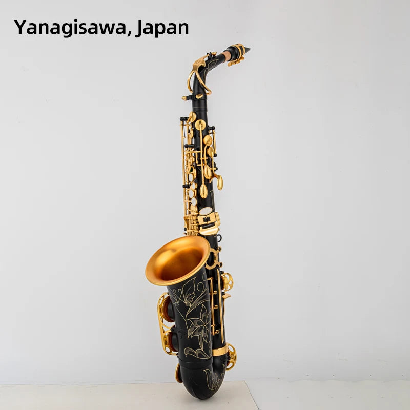 Japanese Yanagisawa Alto Saxophone W992 Model Mouthpiece Instrument Engraved Pattern