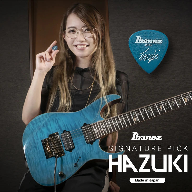 Original Ibanez Guitar Picks HAZUKI Signature Edition 1.0mm Double Side Frosted