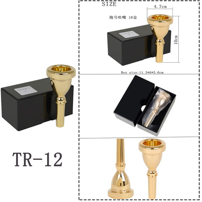SLADE Brass Instrument Trumpet Mouthpiece Multiple Choice Options Available for Trumpet/Youth Trumpet/Horn/Cornet/Trombone