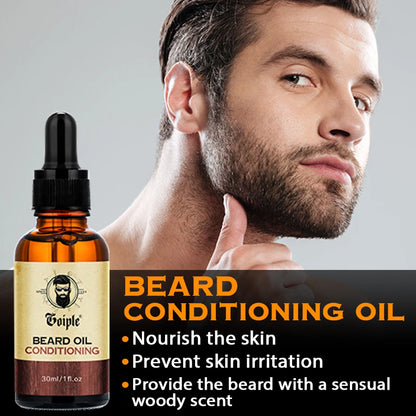 Men's Beard Volumizing & Conditioning Oil - 2pcs/Set