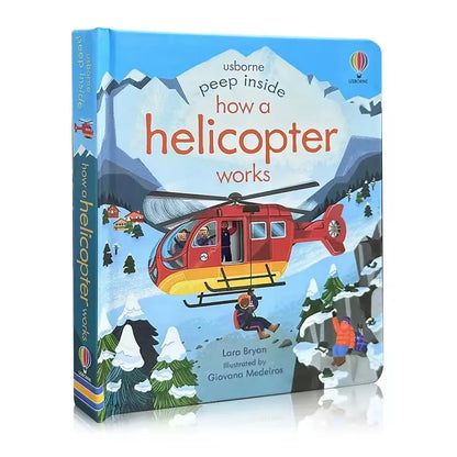 Usborne Peep Inside How Works Series Scientific Knowledge Learning Picture Book in English Daily Bedtime Reading Book