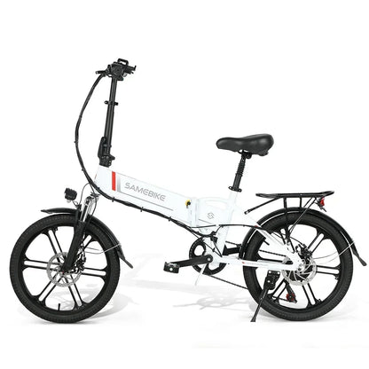 Samebike 20", 350W Brushless Motor,  Aluminum Alloy Folding Frame E Bike- 48V10.4AH Battery