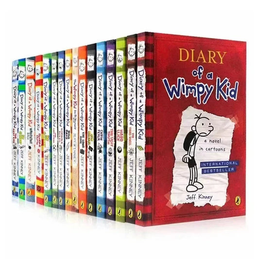 Diary of Wimpy Kid Volumes | Children's Fiction Books - 10 Books/Set