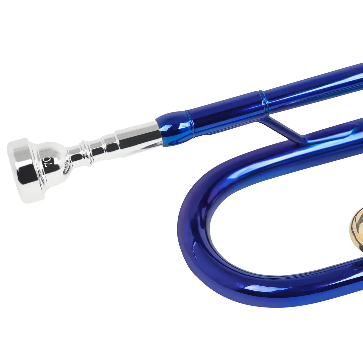 SLADE Bb Trumpet Brass body Gold-Plated B Flat Trumpet  Performance Beginners Brass Musical Instrument With Accessories & Parts