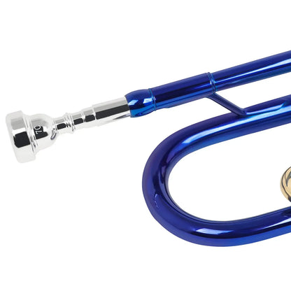 SLADE Bb Trumpet Brass body Gold-Plated B Flat Trumpet  Performance Beginners Brass Musical Instrument With Accessories & Parts