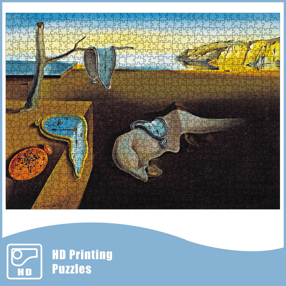 Salvador Dali The Persistence of Memory Jigsaw Puzzle - 1000 Pieces