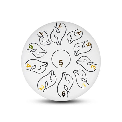 Steel Tongue Drum 6 Inch 11 Tone Handpan Ethereal Drum Portable Mini Music Drums Children Musical Instruments Yoga Meditation