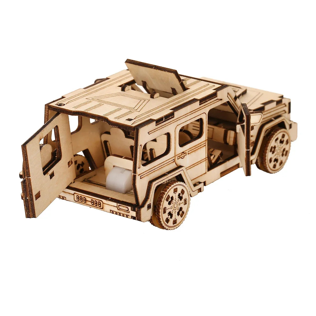 3D SUV Car  Scale Model Wooden Puzzle